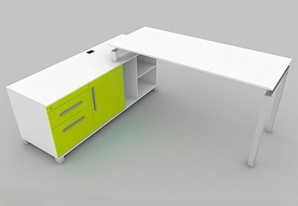 Puesto Gerencial Marc + Credenza